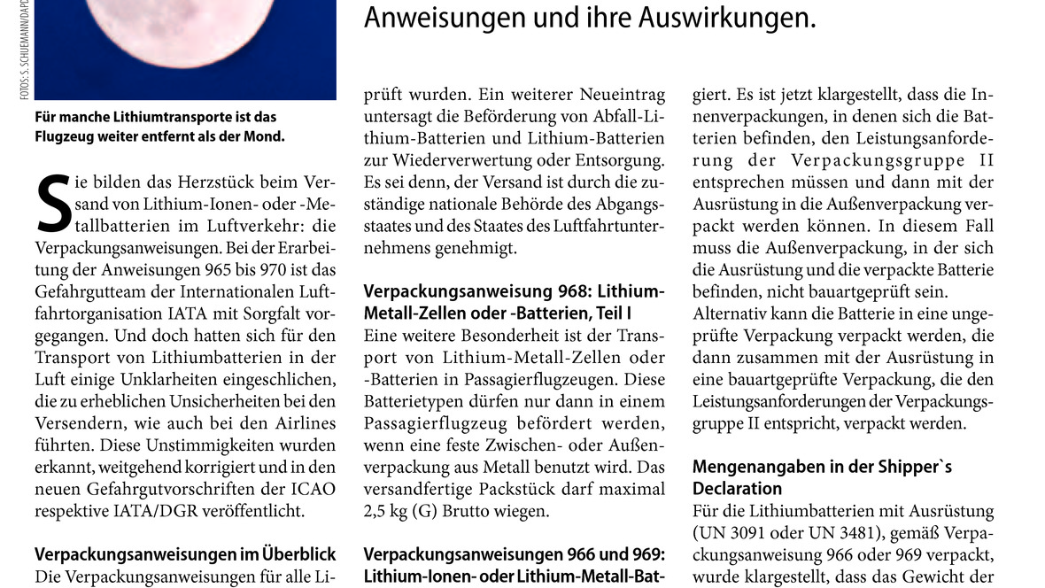 Da bleibt noch genügend Luft – trotz mancher Anpassungen