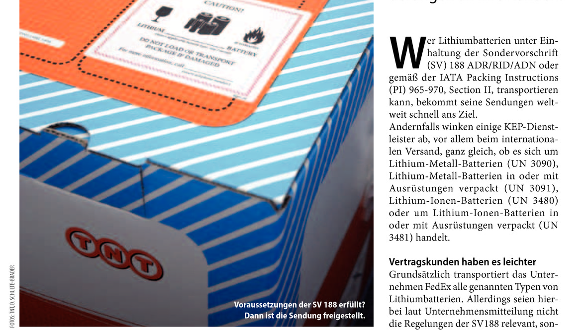 Nicht einfach zu verschicken
