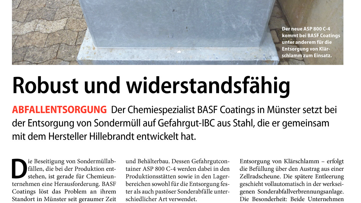 Robust und widerstandsfähig