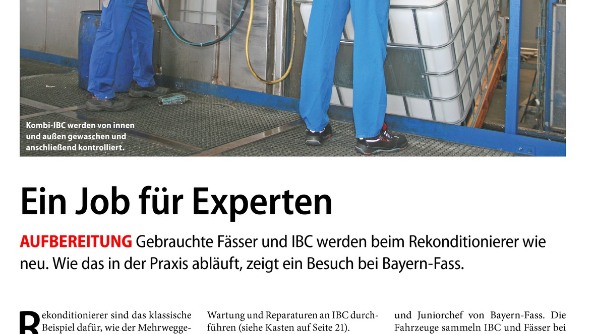 Ein Job für Experten