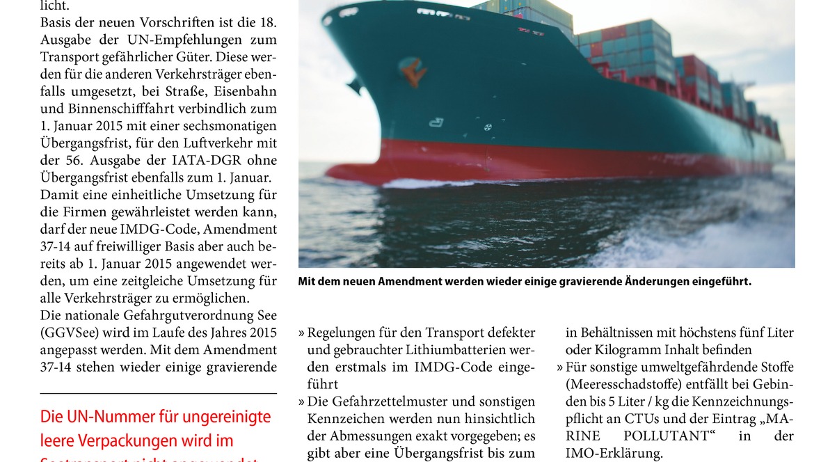 Für eine einheitliche Umsetzung