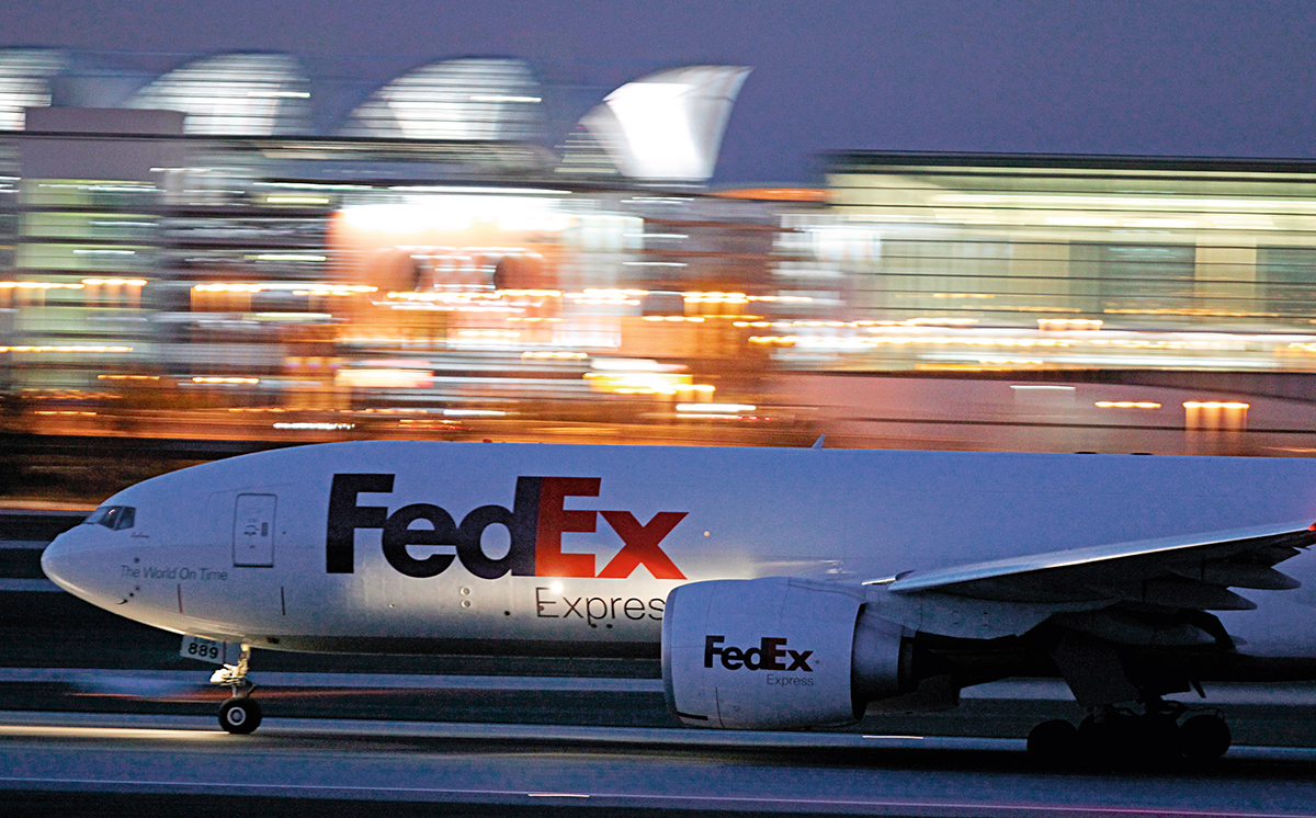 Flugzeug FedEx KEP 1200