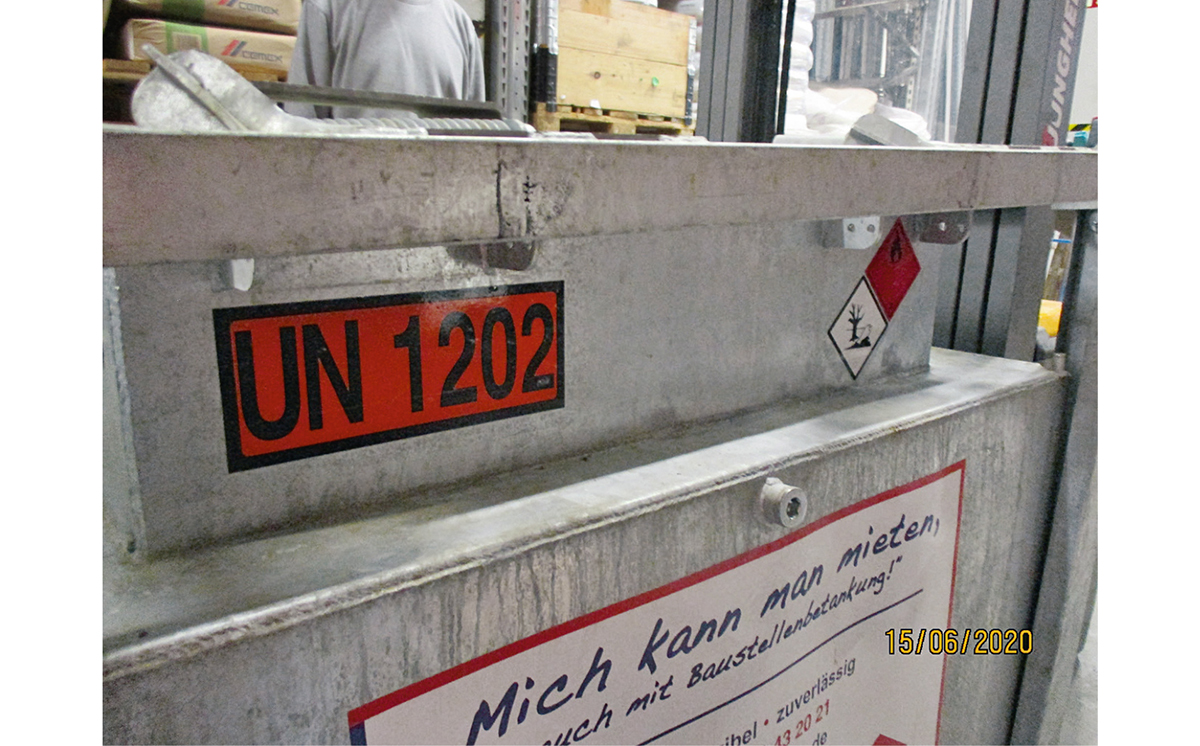 IBC Abfüllen mobile Tankstelle 1200