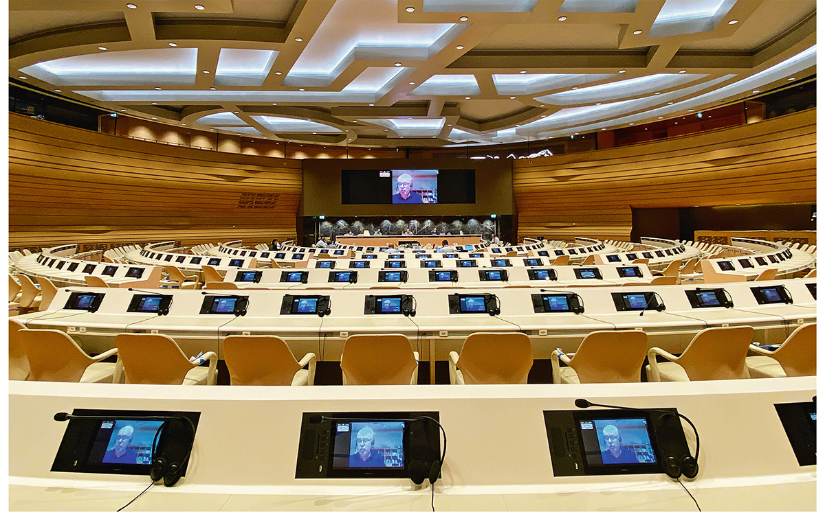 Sitzungssaal Genf Gemeinsame Tagung 2020 1200