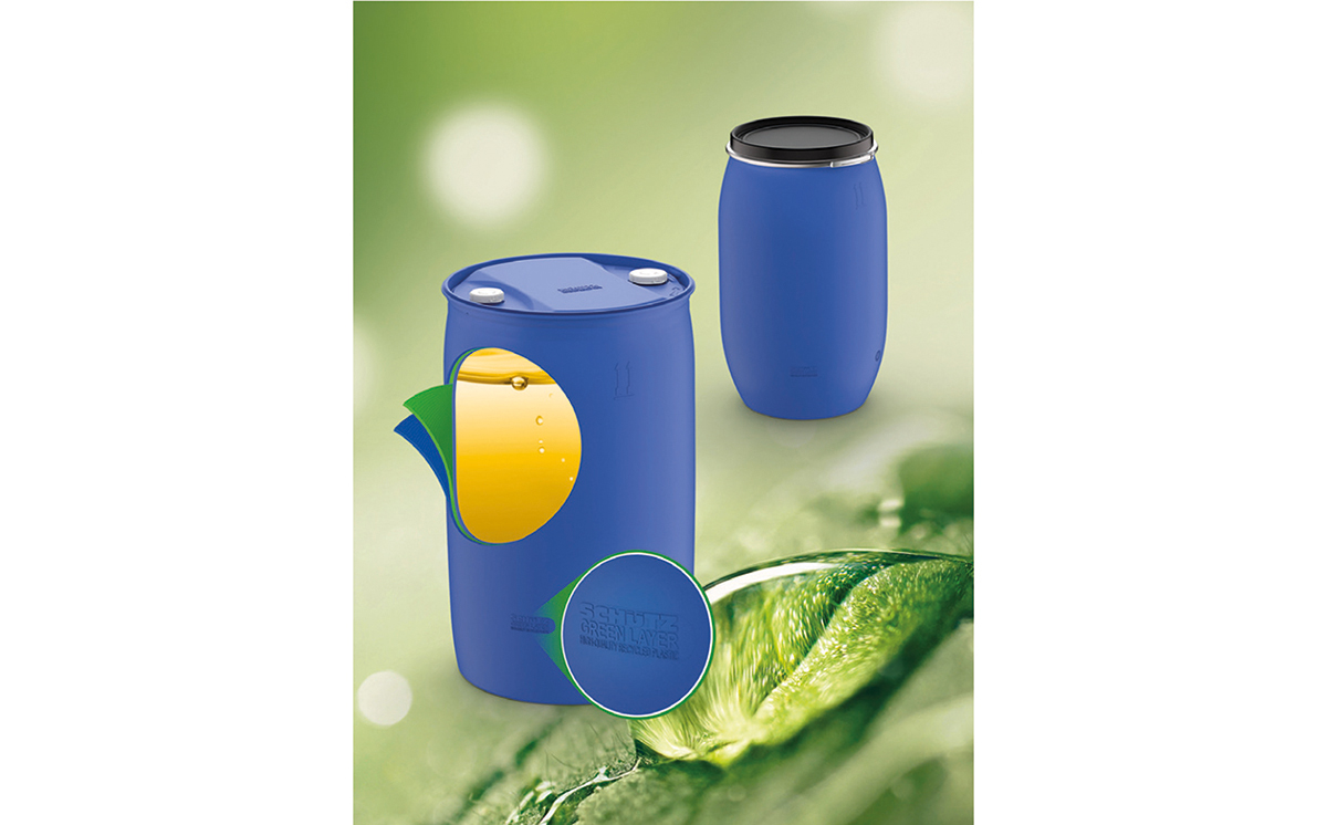 Kunststofffässer Rezyklat Schütz 1200