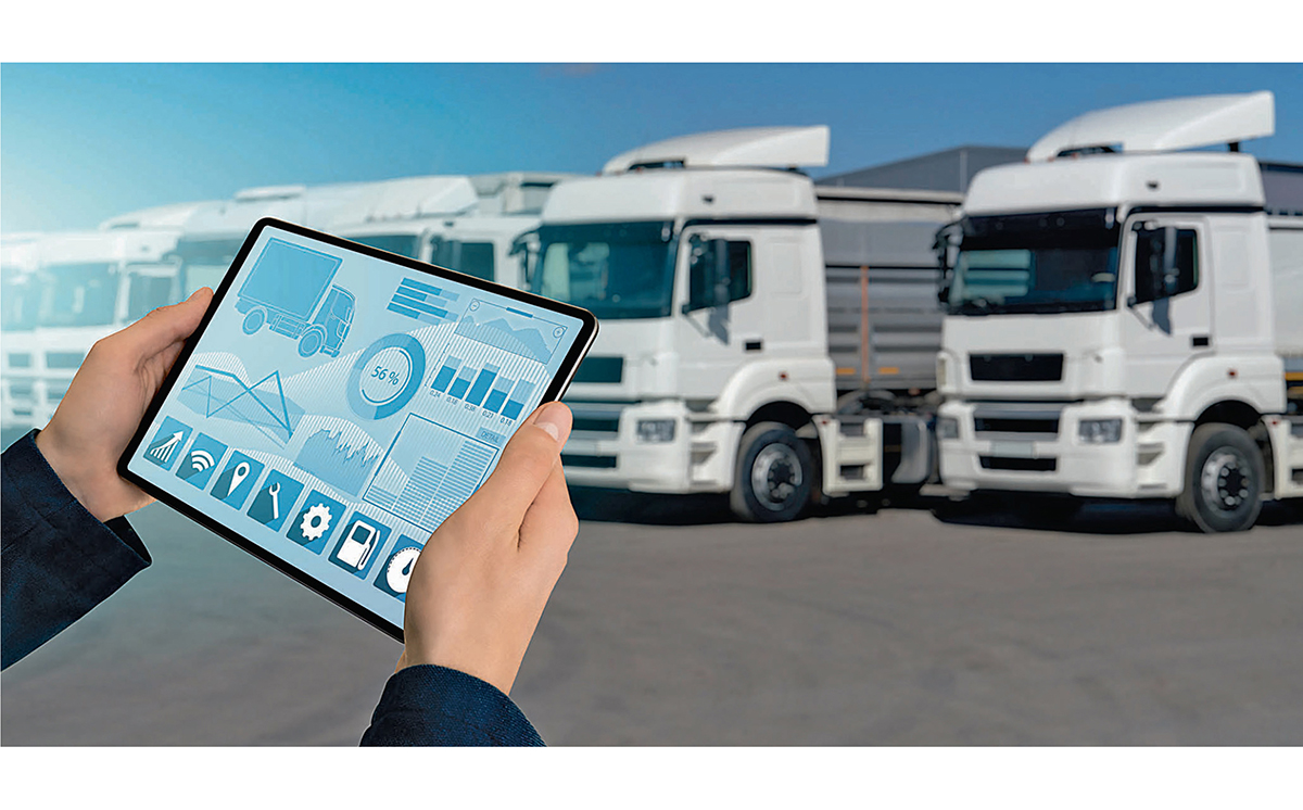 Fuhrpark Lkw Tablet Digitalisierung Flotte 1200