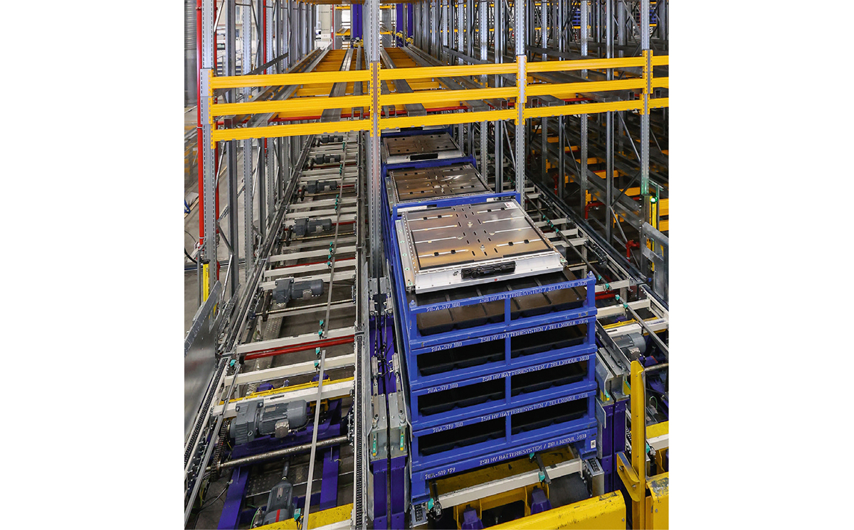 Lithiumbatterien Lager 1200