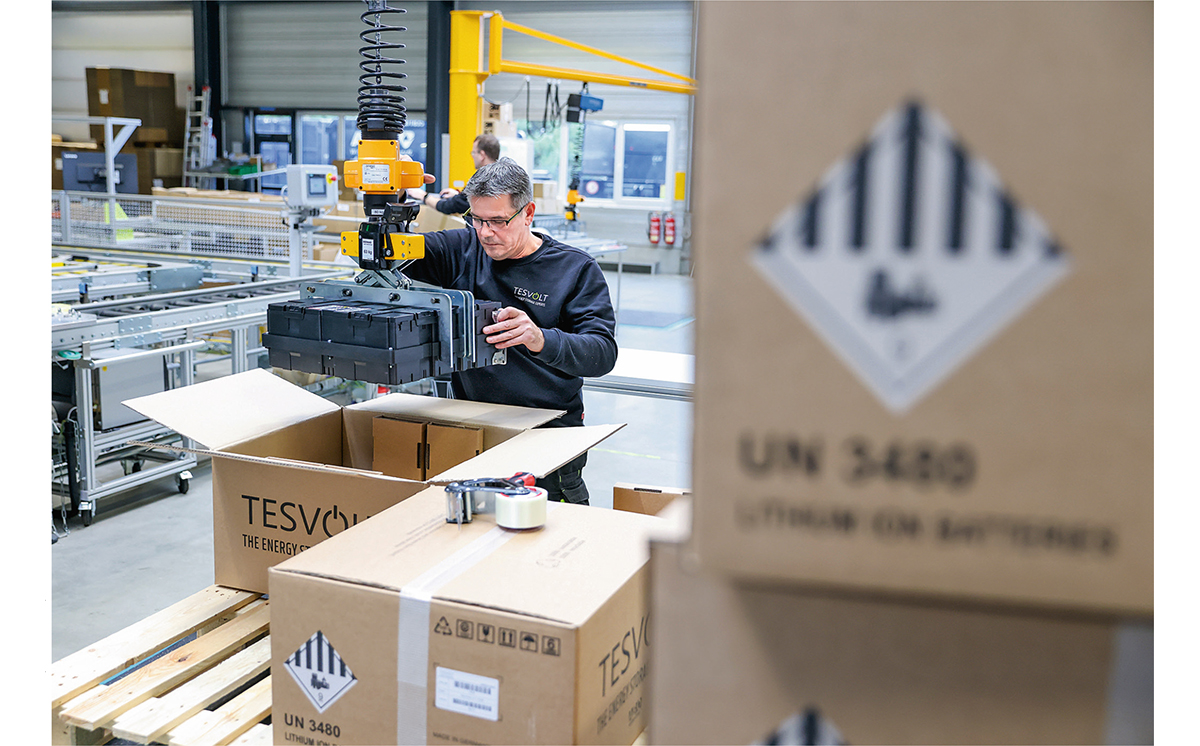 Verpackung Lithiumbatterien Automotive