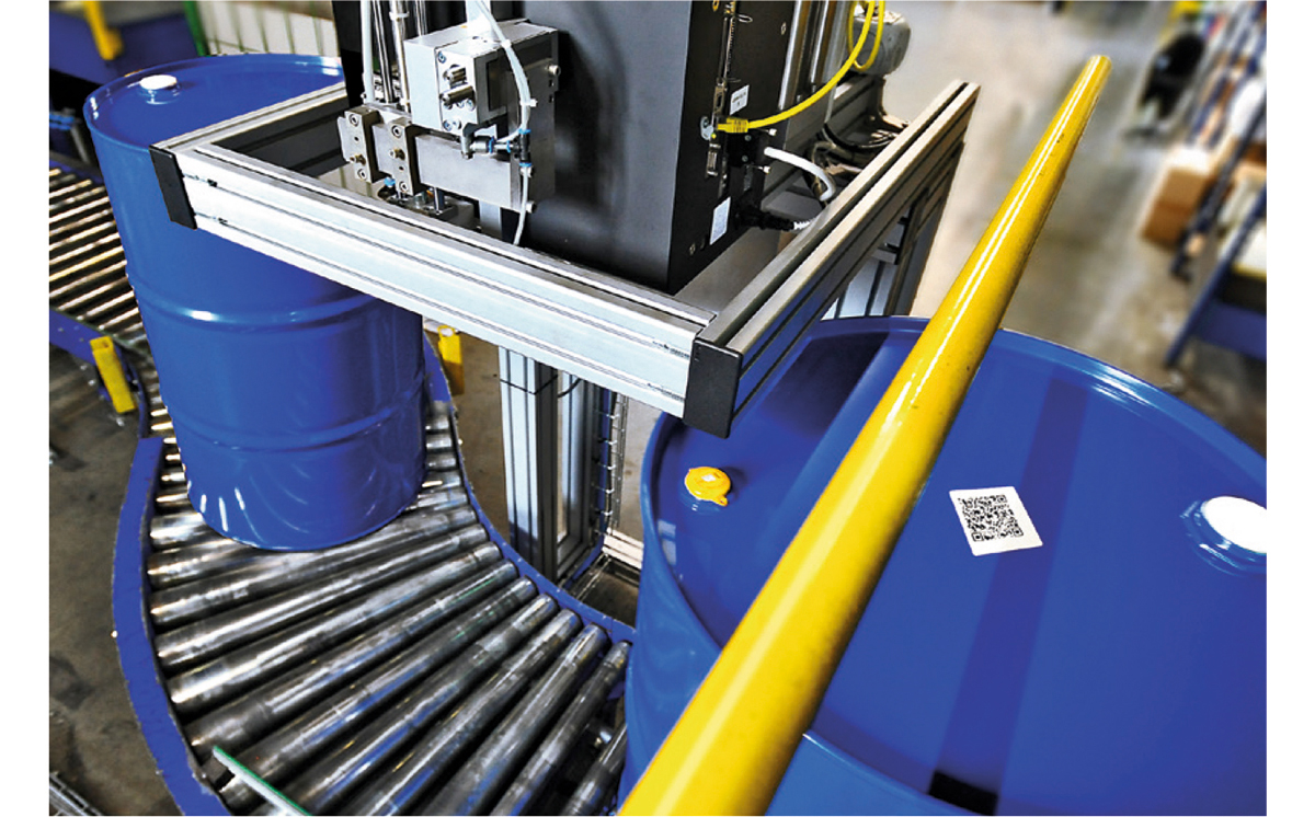 Etikettier-Systemlösung Herma 1200