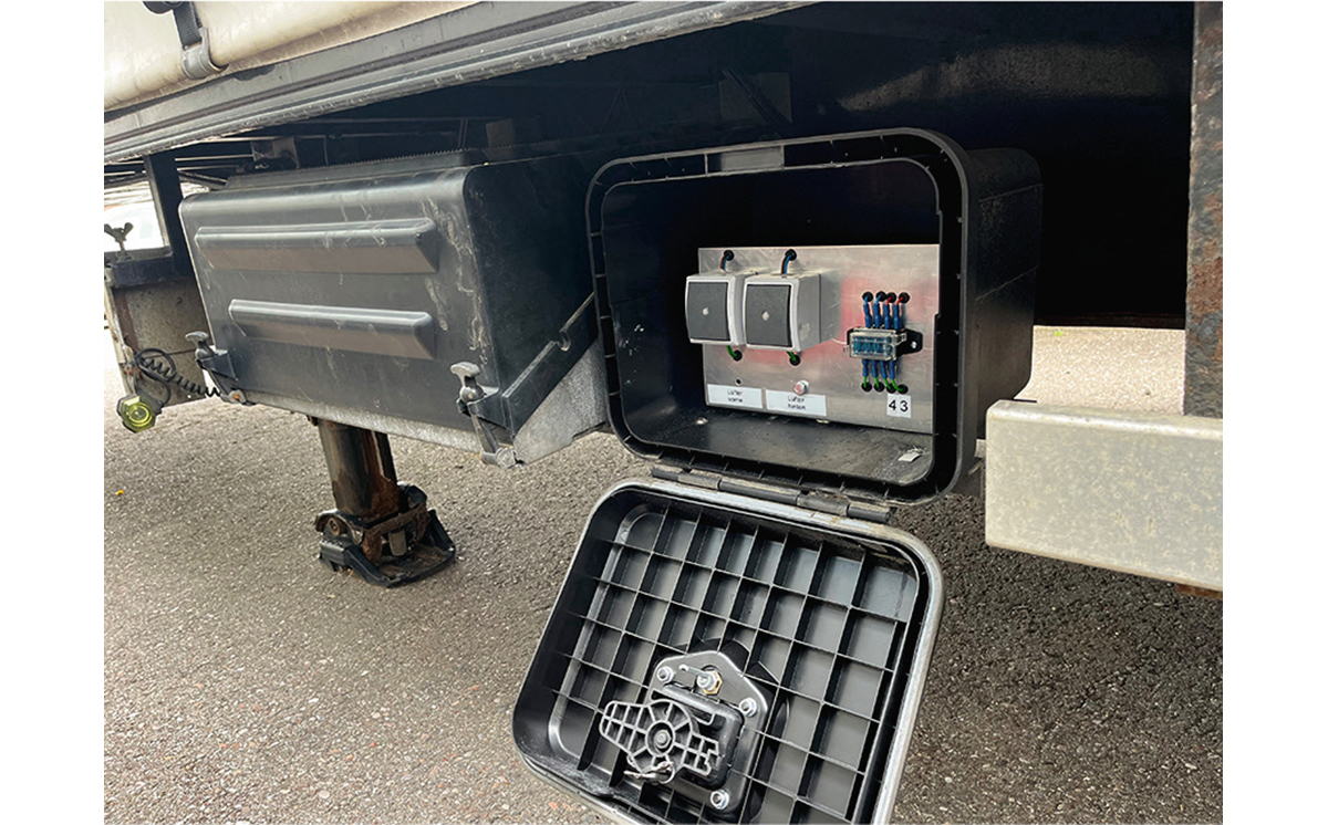 Lkw Armatur Lüftung 1200