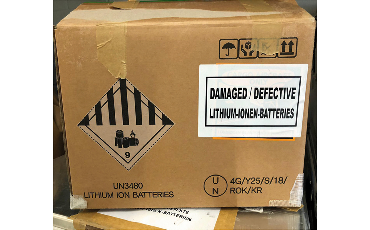 UN 3480 Lithiumbatterien 1200