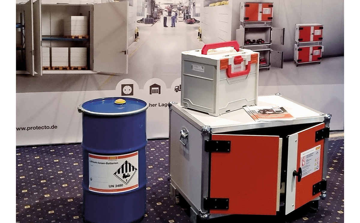 Lithiumbatterien Sicherheitsschrank 1200