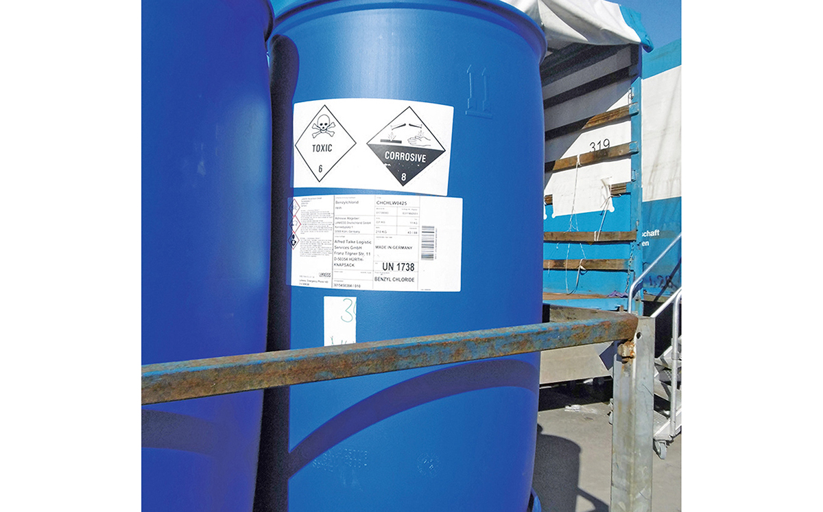 Fässer Benzylchlorid 1200