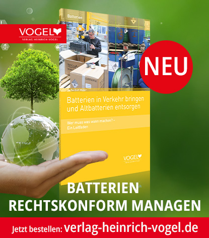 Batterien in Verkehr bringen und ­Altbatterien entsorgen