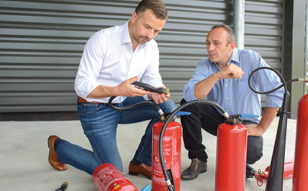 Feuerlöscher Personen 1200