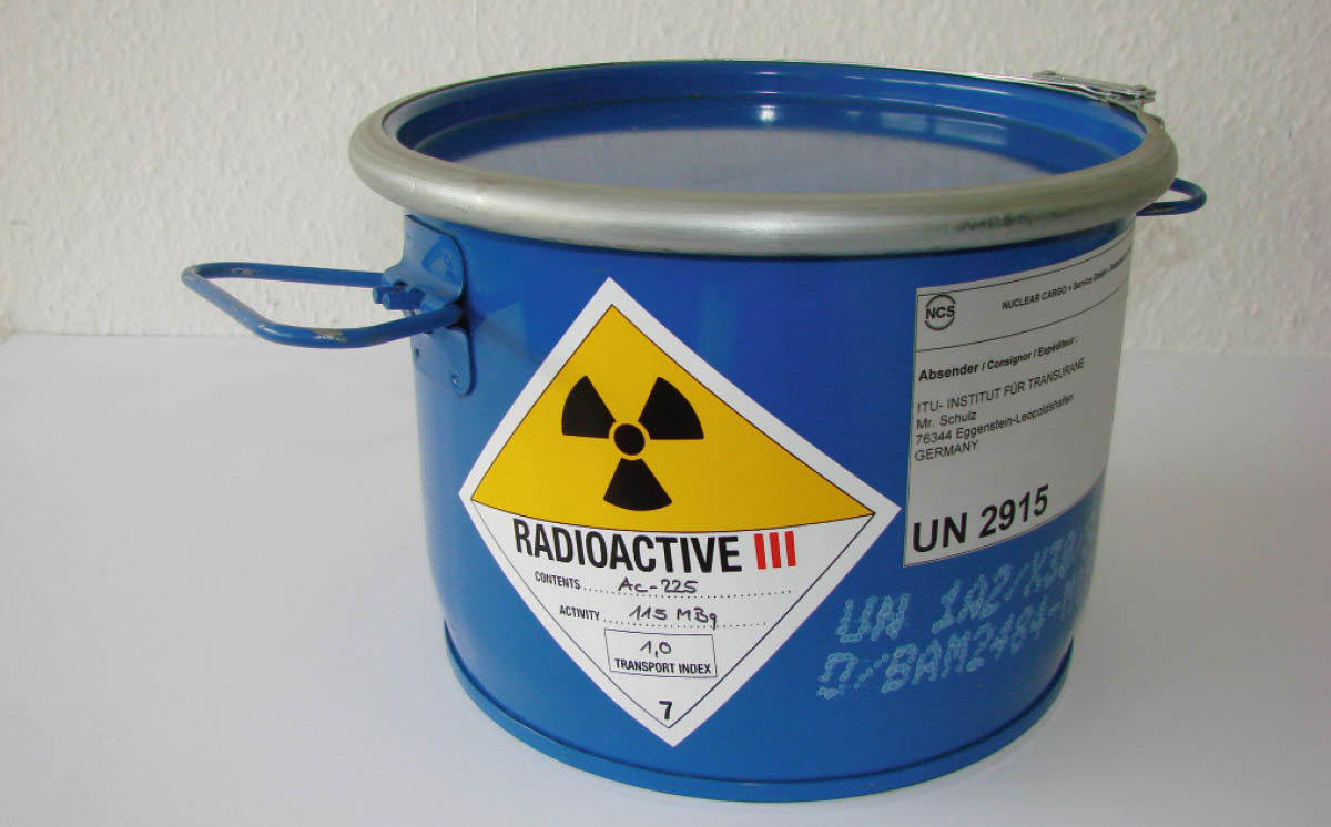 Radioaktive Stoffe Typ-A-Versandstück 1 1200