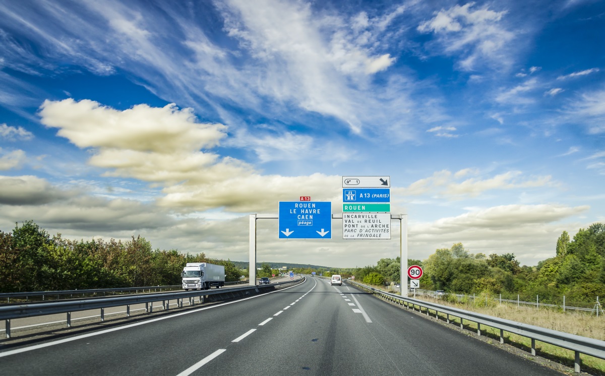 Frankreich Autobahn 1200