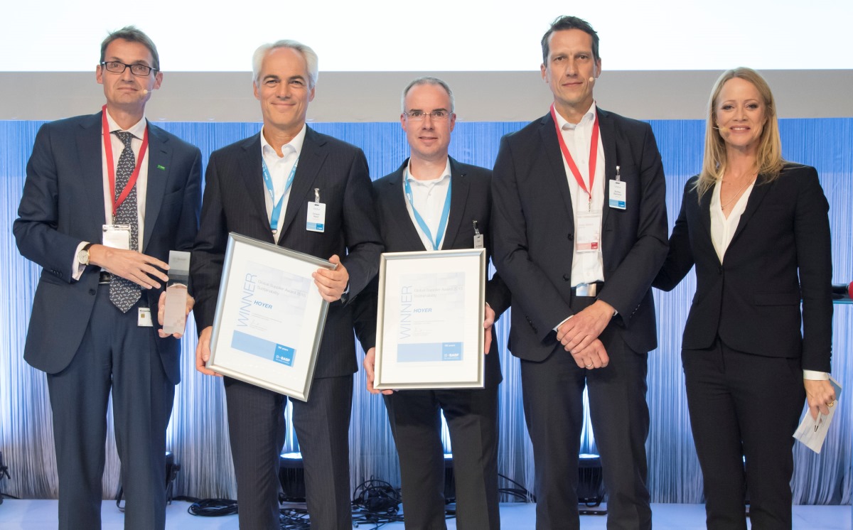 Hoyer BASF Global Supplier Award 2015 1200