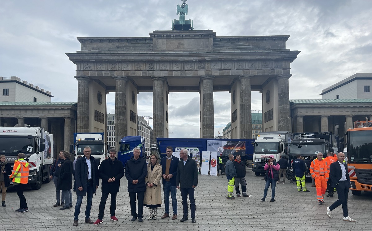 Brandenburger Tor Lkw-Corso Entsorger BDE bvse 1200