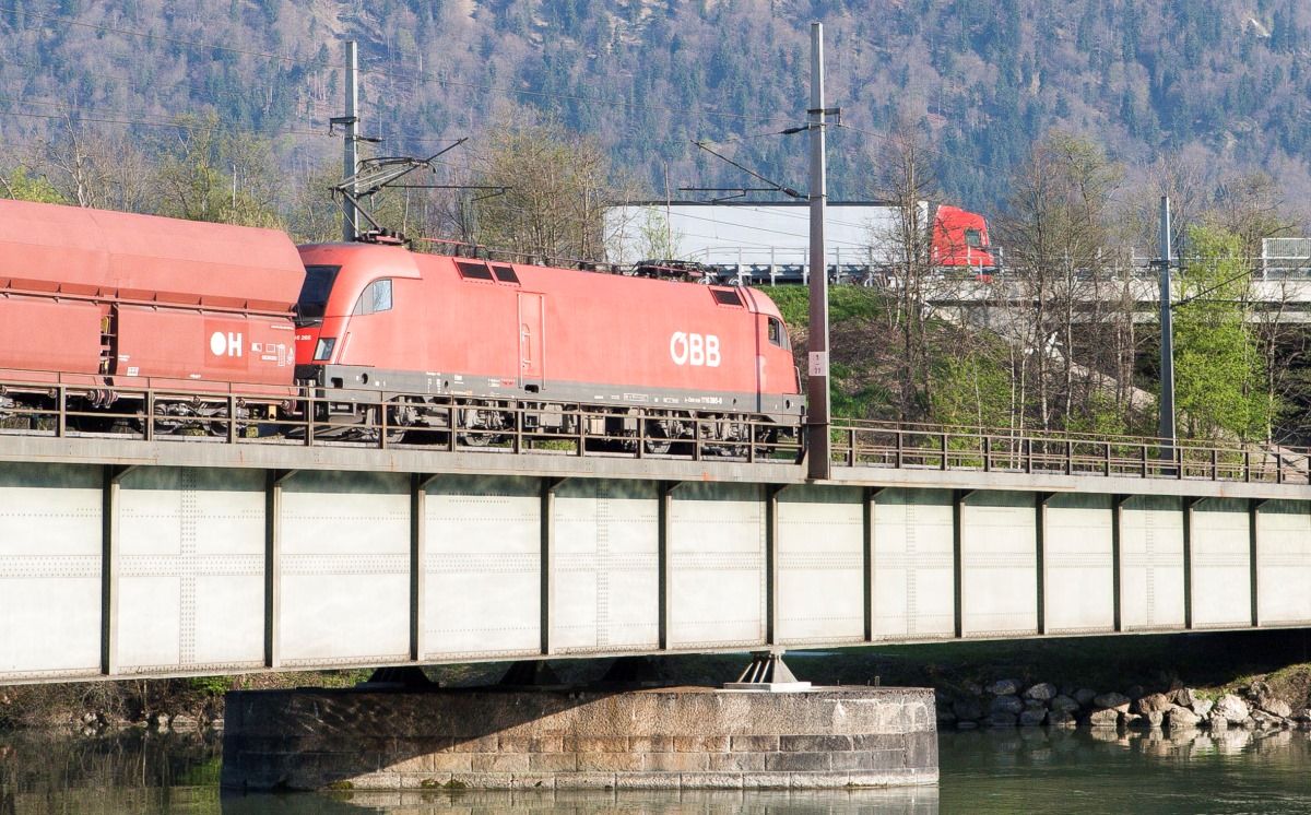 Bahn Güterzug Österreich 1200