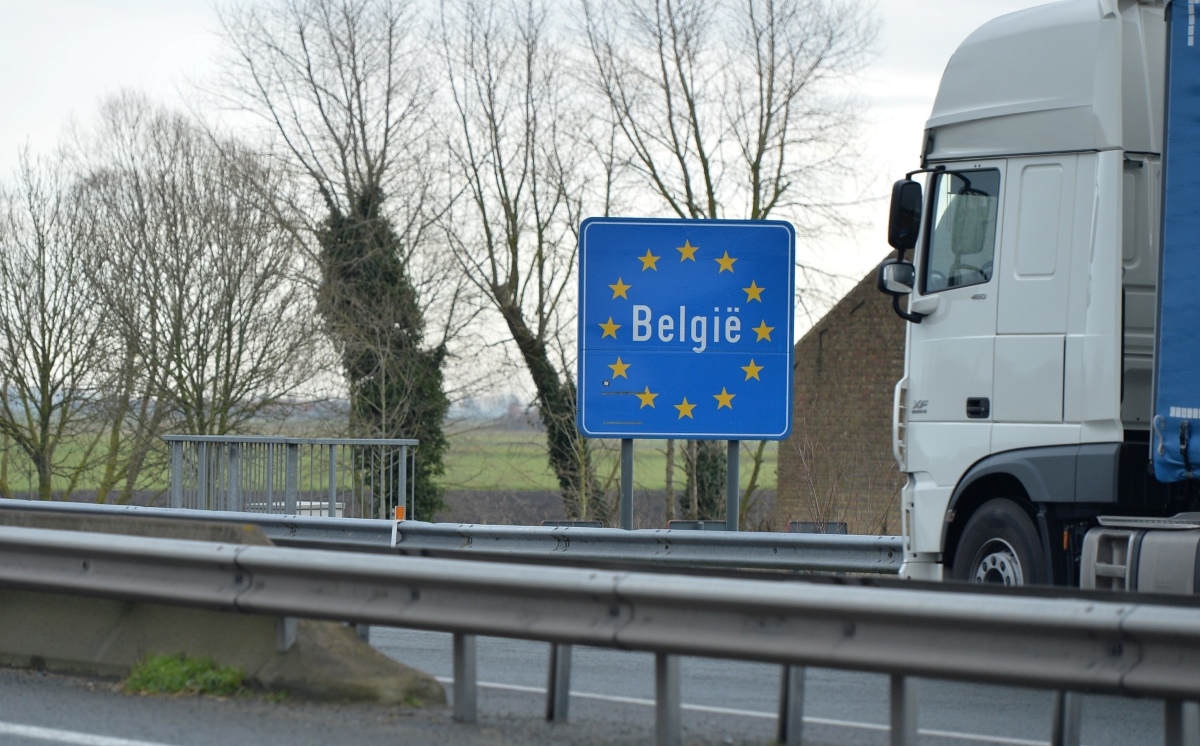 Belgien LKW Grenze 1200