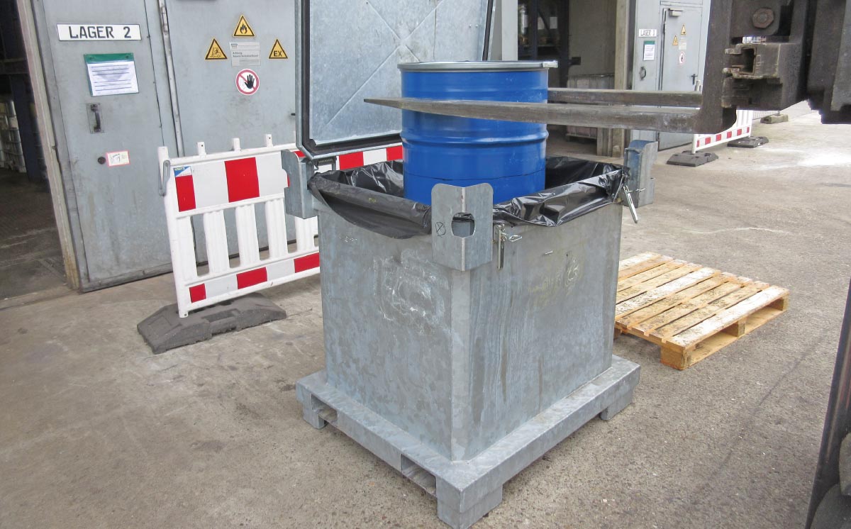 Metall-IBC Fass Bergung 2 1200
