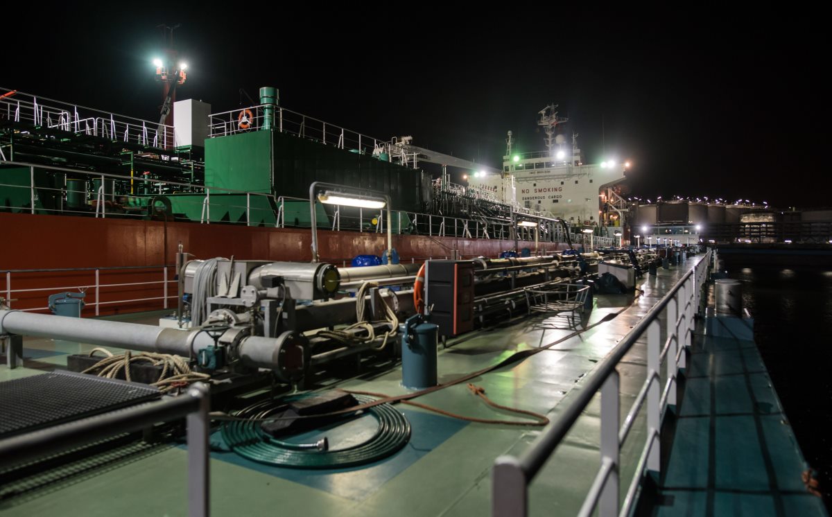 Binnenschiff Tankschiff Rotterdam 1200