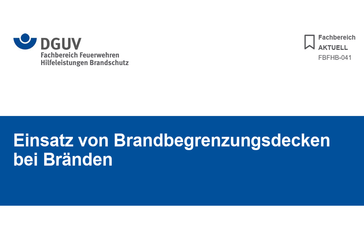 DGUV Brandbegrenzungsdecken DGUV Brandbegrenzungsdecken