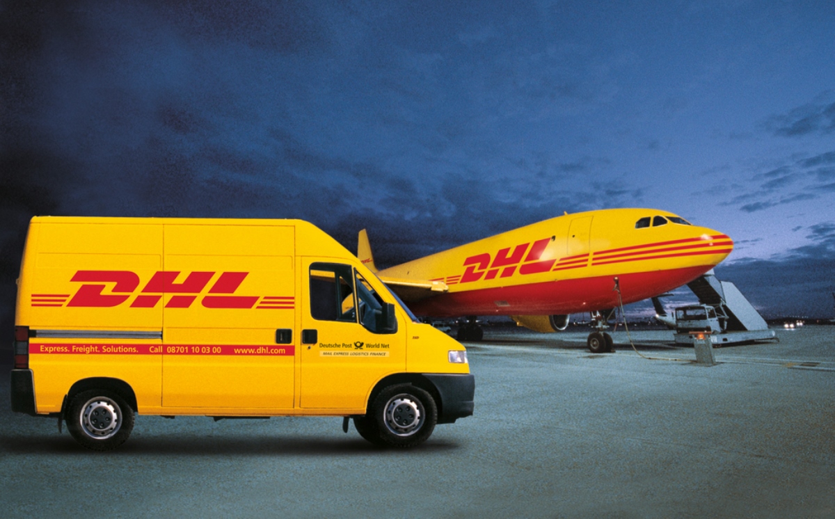 DHL Express Transporter Flugzeug 1200