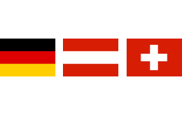 Flagge D-A-CH