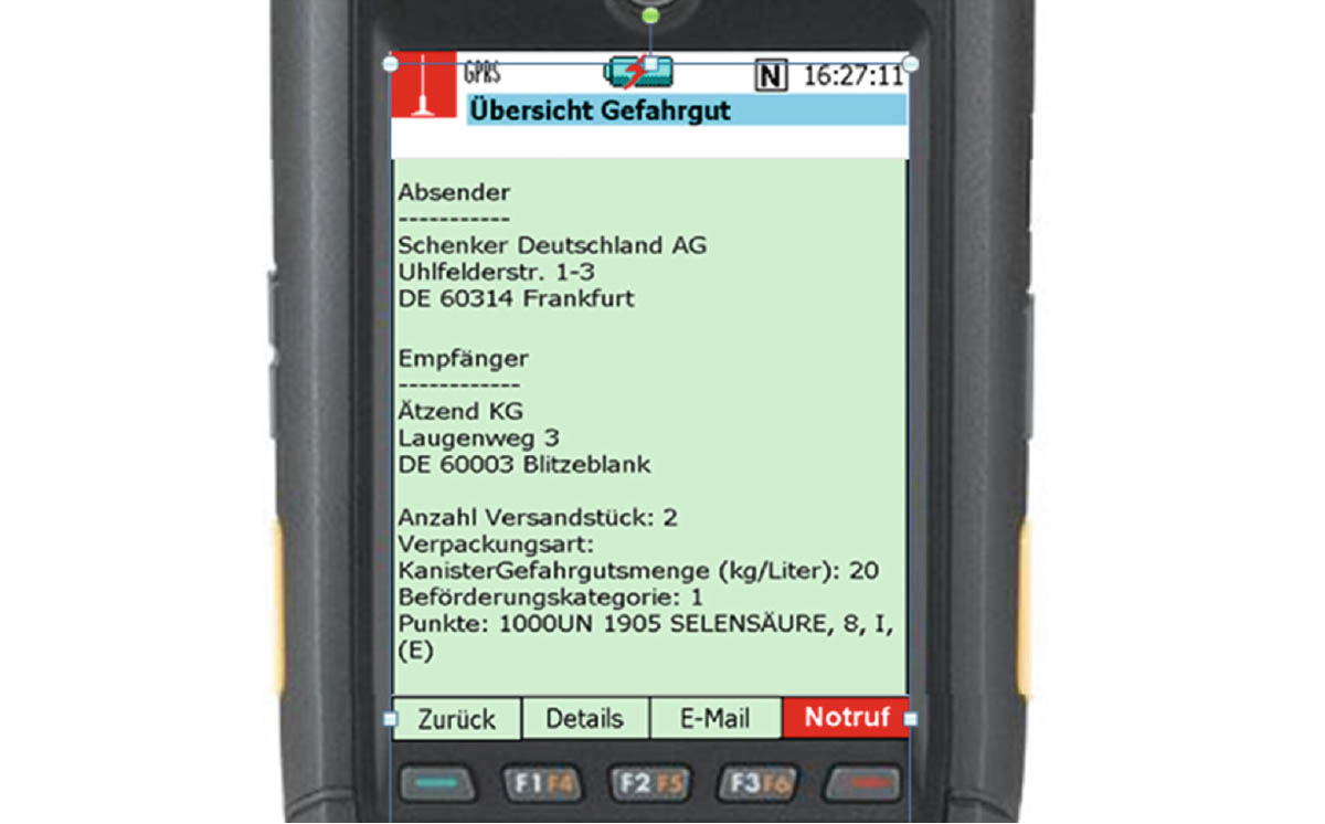 elektronisches Beförderungspapier 1200