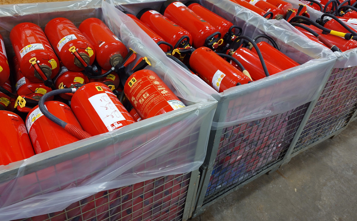 Feuerlöscher Altlöscher Entsorgung