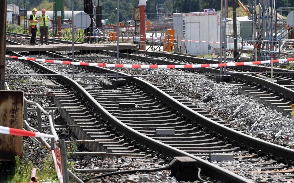 Gleise Rastatt Absenkung 1200
