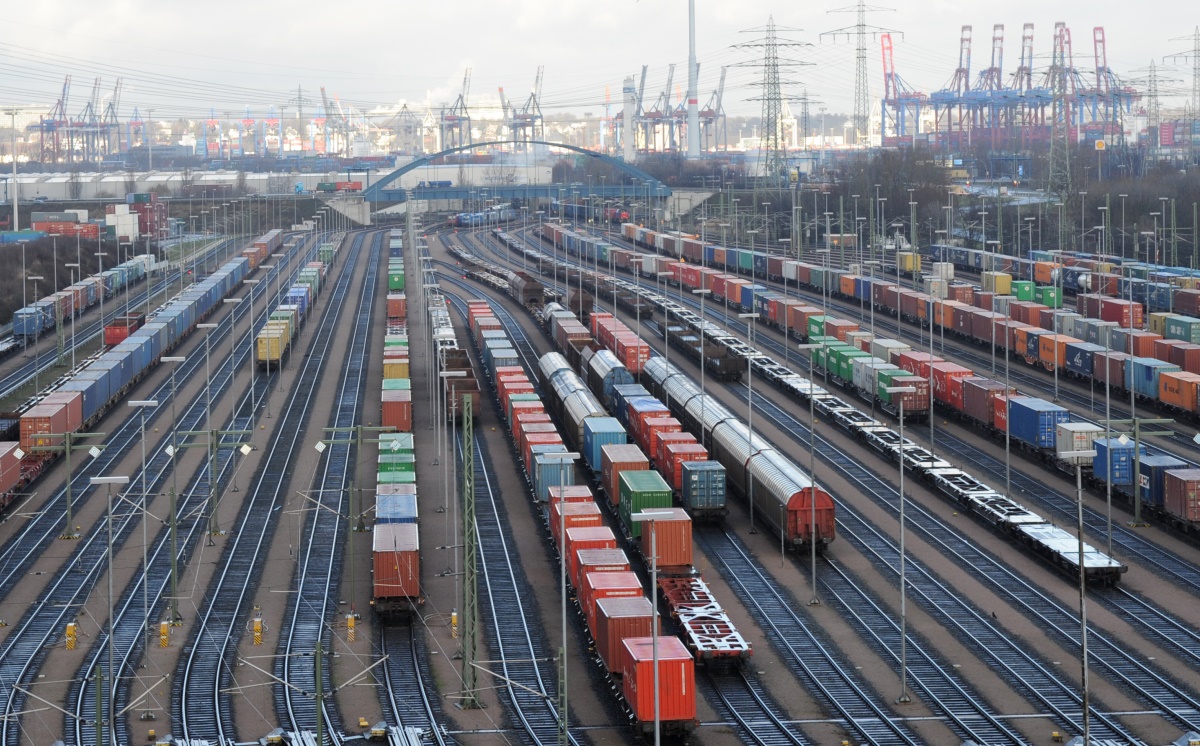 Hafen Hamburg Eisenbahn 1200