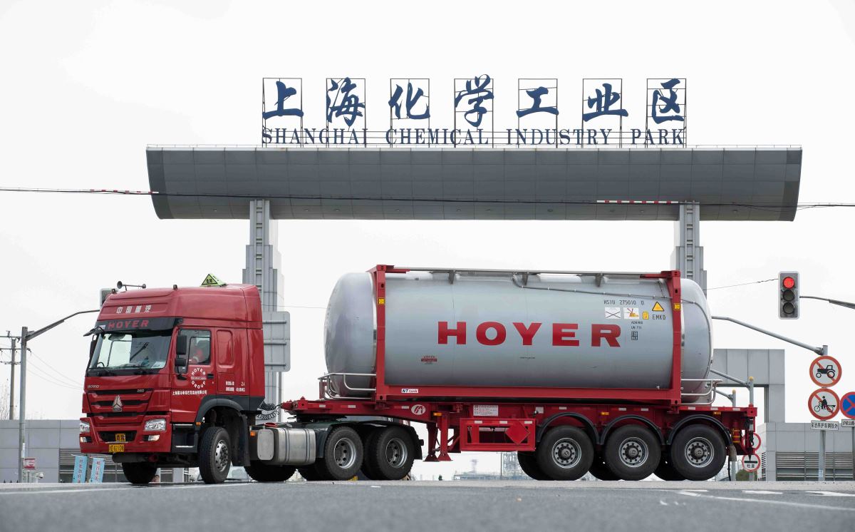 Hoyer Tankcontainer Shanghai 1200