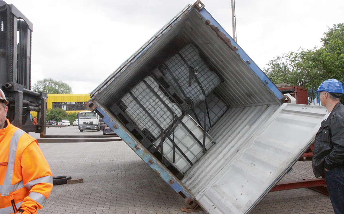 Container Ladungssicherung IBC 1200