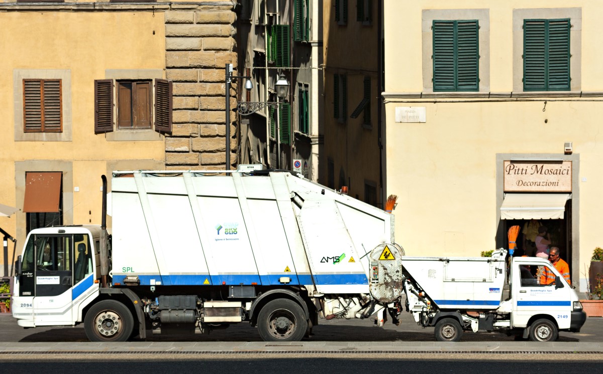 Müllabfuhr Abfall Italien 1200