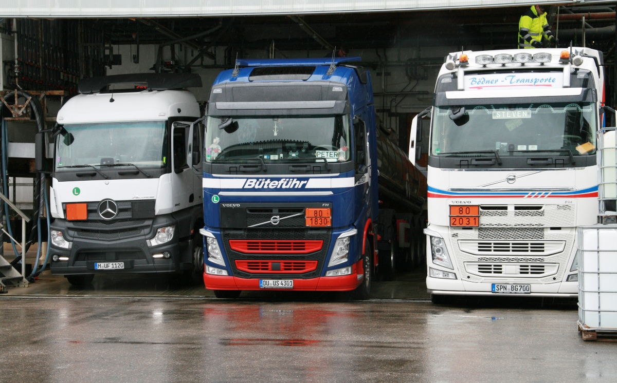 LKW Gefahrgut Warntafeln 1200