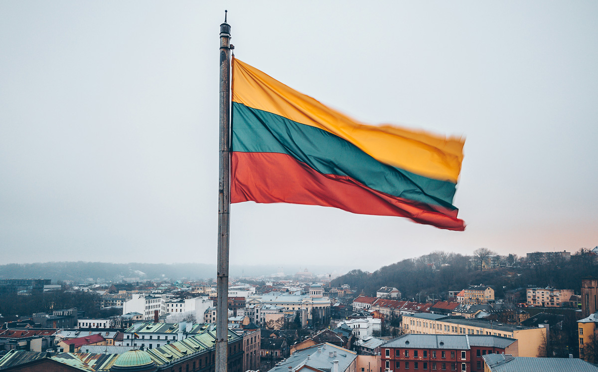 Litauen Flagge