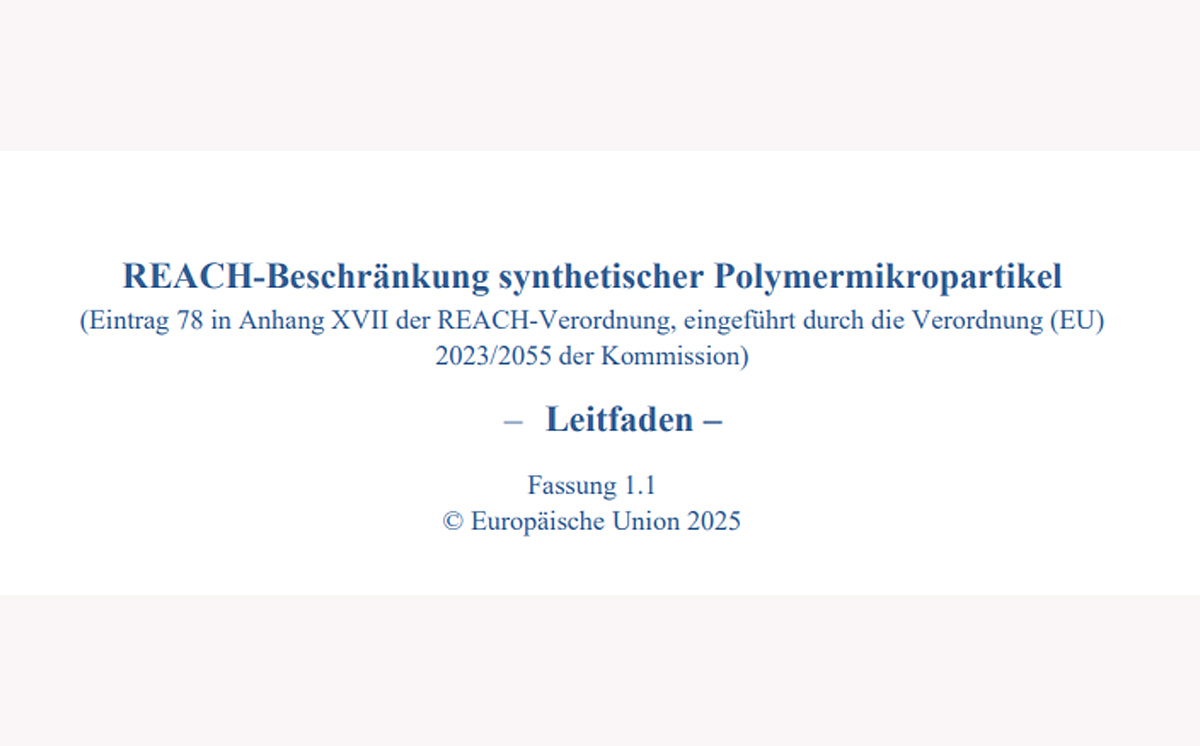 EU-Mikroplastik-Leitfaden