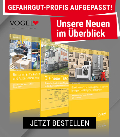 Die neue TRGS 520, Elektro- und Elektronikgeräte in Verkehr bringen und Altgeräte entsorgen, Batterien in Verkehr bringen und Altbatterien entsorgen