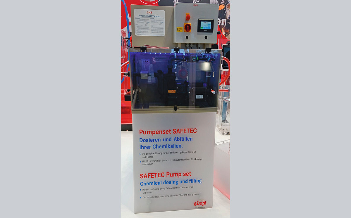 Pumpenset zur Entleerung von IBC oder Fässern 1200