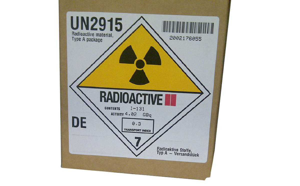 Nuklearmedizin Verpackung 1200