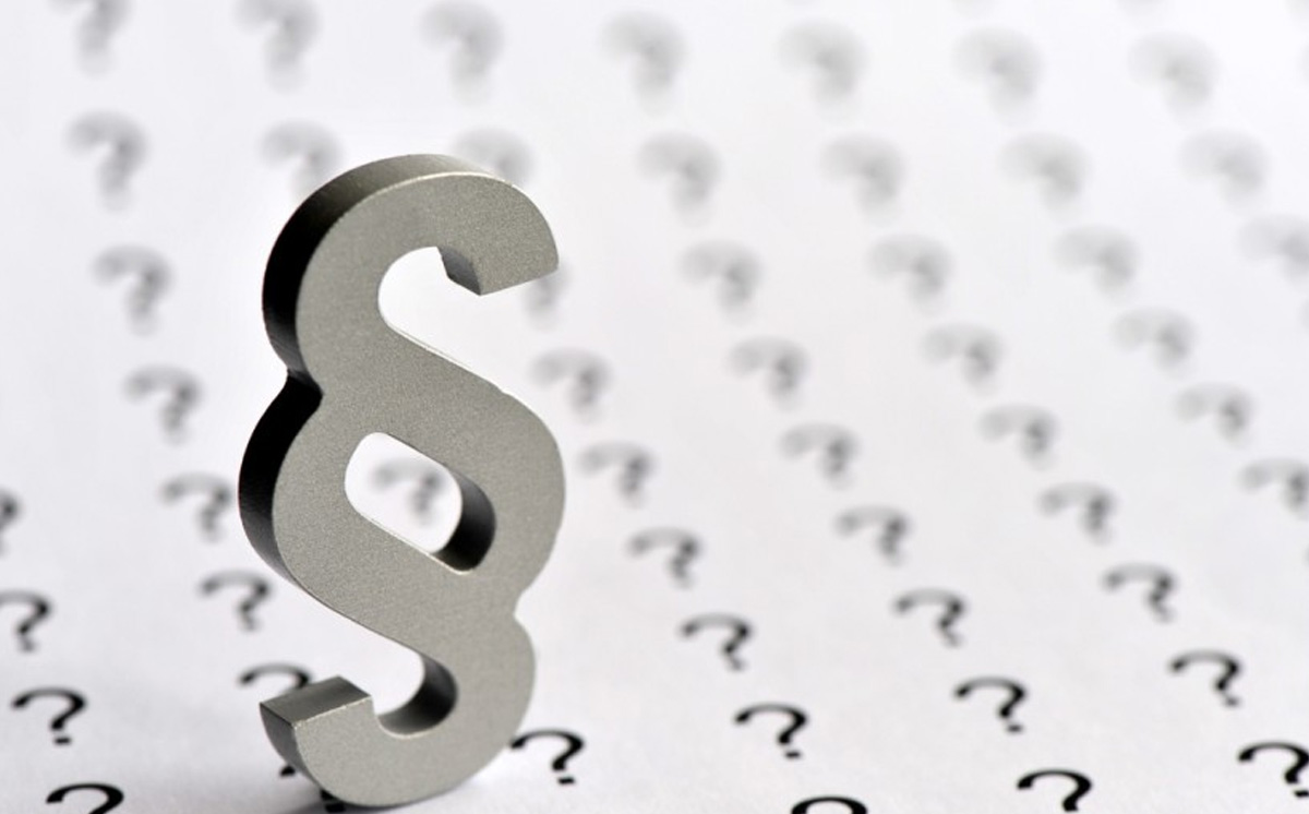 Paragraf Recht Vorschrift