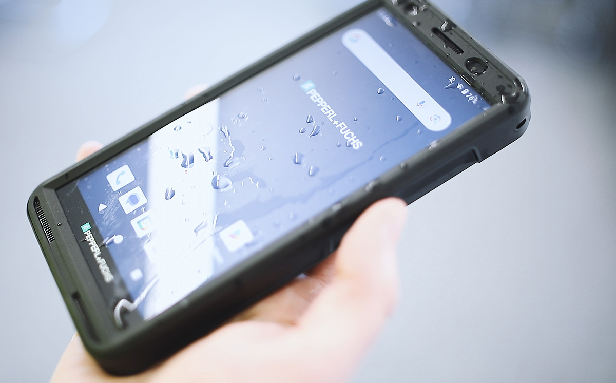 Ex-geschütztes Smartphone