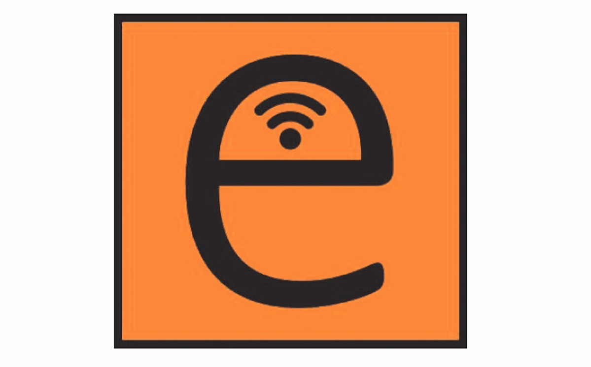E Symbol elektronisches Beförderungspapier 1200