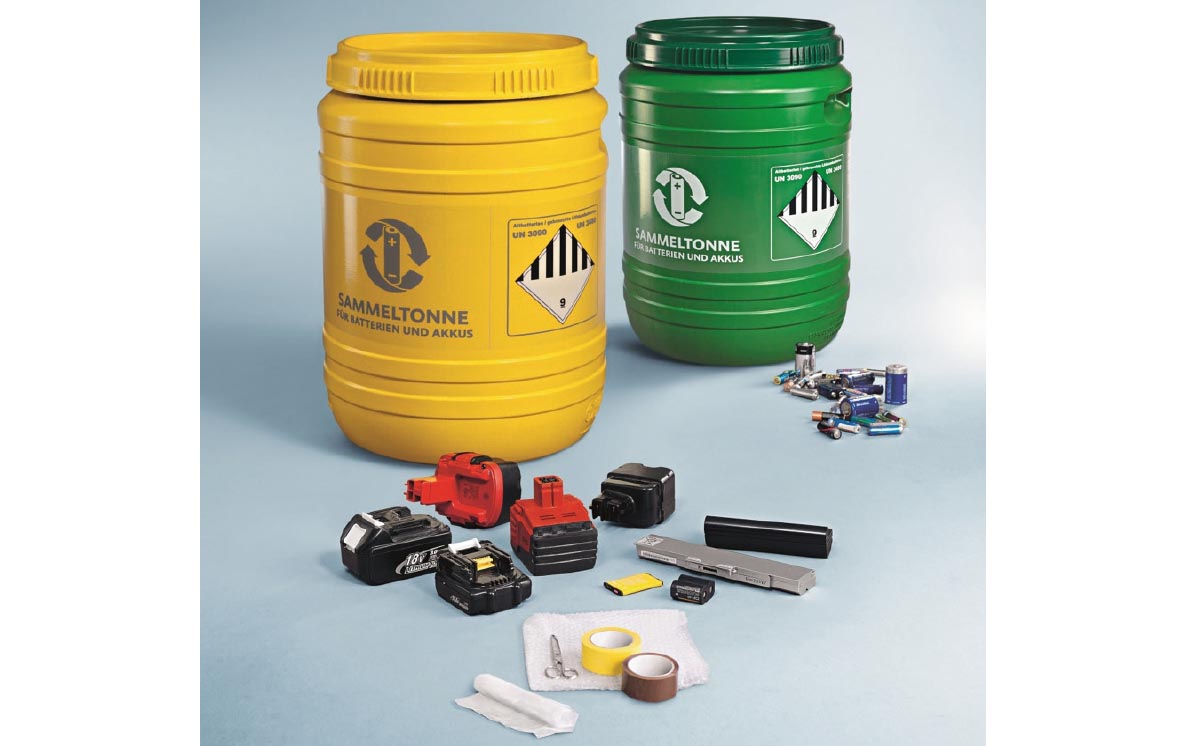 Batterien Sammelboxen 1200