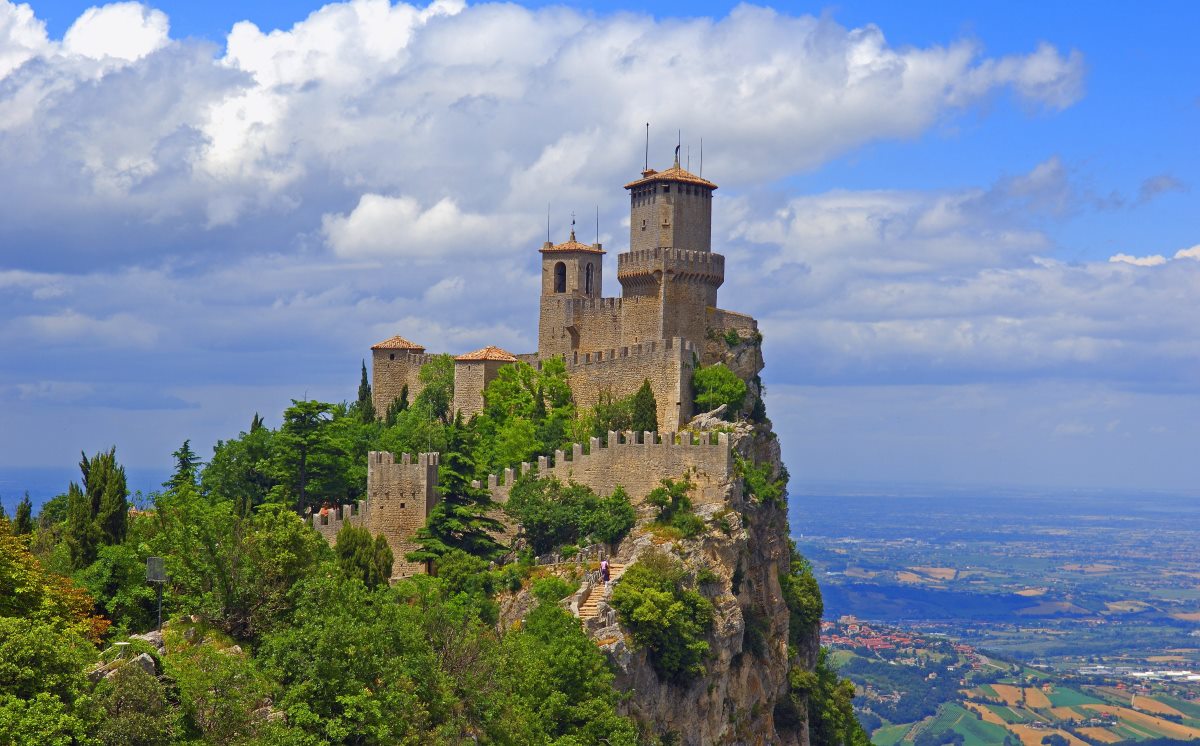 San Marino Festung Monte Titano 1200