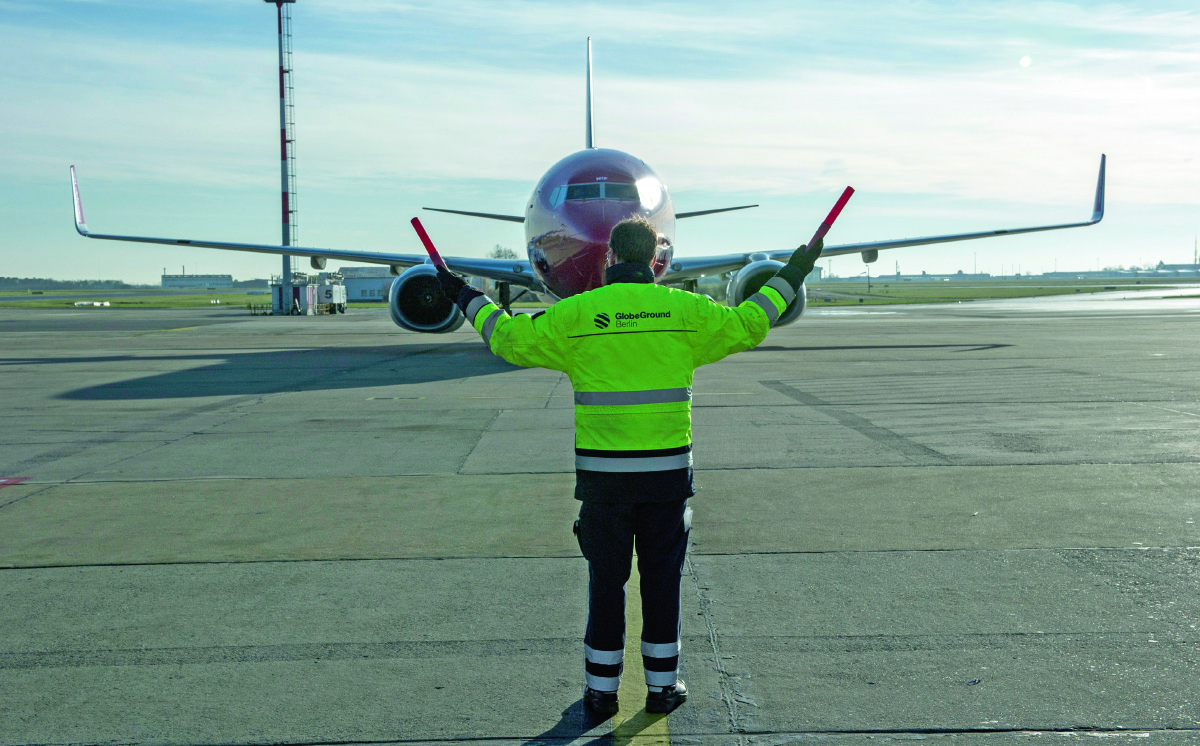 Flugzeug Landebahn Einweiser 1200