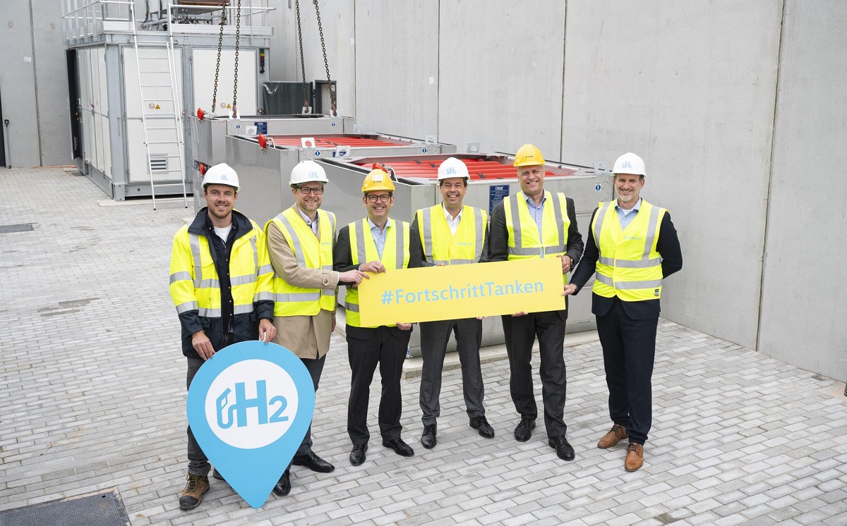Wasserstoff-Tankstelle Projekt BASF H2 Mobility 1200
